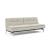 Dublexo Deluxe Fabric Sofa Bed w/Stainless Steel Legs