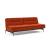 Dublexo Deluxe Fabric Sofa Bed w/Black Metal Pin Legs