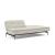 Dublexo Deluxe Fabric Sofa Bed w/Black Metal Pin Legs