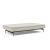 Dublexo Deluxe Fabric Sofa Bed w/Black Metal Pin Legs