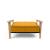 Dublexo Frej Fabric Chair w/Smoked Oak Arms & Legs