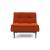 Dublexo Deluxe Fabric Chair w/Dark Wood Styletto Legs