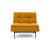 Dublexo Deluxe Fabric Chair w/Black Metal Pin Legs
