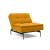 Dublexo Deluxe Fabric Chair w/Black Metal Pin Legs