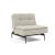 Dublexo Deluxe Fabric Chair w/Black Metal Pin Legs