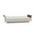 Long Horn Deluxe Excess Fabric Sofa Bed w/Arms