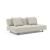 Long Horn Deluxe Excess Fabric Sofa Bed