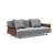 Long Horn Deluxe Excess Fabric Sofa Bed w/Arms