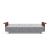 Long Horn Deluxe Excess Fabric Sofa Bed w/Arms