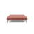Cubed Deluxe Fabric Sofa Bed w/Chrome Legs, Full Size