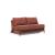 Cubed Deluxe Fabric Sofa Bed w/Dark Wood Legs, Full Size