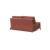 Cubed Deluxe Fabric Sofa Bed w/Dark Wood Legs, Full Size