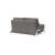 Cubed Deluxe Fabric Sofa Bed w/Chrome Legs, Full Size