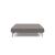 Cubed Deluxe Fabric Sofa Bed w/Chrome Legs