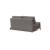 Cubed Deluxe Fabric Sofa Bed w/Dark Wood Legs