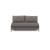 Cubed Deluxe Fabric Sofa Bed w/Dark Wood Legs, Full Size