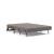 Cubed Deluxe Fabric Sofa Bed w/Dark Wood Legs, Full Size