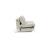 Cubed Deluxe Fabric Sofa Bed w/Chrome Legs