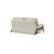 Cubed Deluxe Fabric Sofa Bed w/Dark Wood Legs