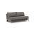 Cubed Deluxe Fabric Sofa Bed w/Aluminum Legs