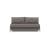 Cubed Deluxe Fabric Sofa Bed w/Aluminum Legs, Queen Size