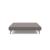 Cubed Deluxe Fabric Sofa Bed w/Aluminum Legs
