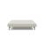 Cubed Deluxe Fabric Sofa Bed w/Chrome Legs, Queen Size