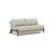 Cubed Deluxe Fabric Sofa Bed w/Dark Wood Legs