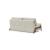 Cubed Deluxe Fabric Sofa Bed w/Dark Wood Legs, Queen Size