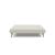 Cubed Deluxe Fabric Sofa Bed w/Dark Wood Legs, Queen Size