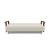 Ran Deluxe Excess Lounger Fabric Sofa Bed