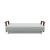 Ran Deluxe Excess Lounger Fabric Sofa Bed