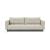Cassius Deluxe Excess Lounger Fabric Sofa Bed w/Chrome Legs