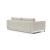 Cassius Deluxe Excess Lounger Fabric Sofa Bed w/Chrome Legs