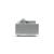 Cassius Deluxe Excess Lounger Fabric Sofa Bed w/Chrome Legs