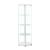 Zahavah 4-shelf Hexagon Shaped Glass Curio Cabinet