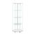 Zahavah 4-shelf Hexagon Shaped Glass Curio Cabinet