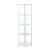 Zahavah 4-shelf Hexagon Shaped Glass Curio Cabinet