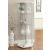 Zahavah 4-shelf Hexagon Shaped Glass Curio Cabinet