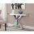 Lurlynn Mirrored Console Table with X-shaped Base