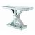 Lurlynn Mirrored Console Table with X-shaped Base