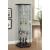 Zahavah 4-shelf Hexagon Shaped Glass Curio Cabinet
