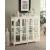 Sable 4-door Wood Veneer/Glass Display Accent Cabinet