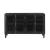 Sylvia 4-door Wood Veneer Accent Cabinet with Glass Doors