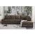 Maston Microfiber Fabric Reversible Sectional Sofa w/Chaise
