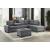 Maston Microfiber Fabric Reversible Sectional Sofa w/Chaise