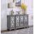 Erigeron 4-door Accent Cabinet Grey