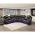 Ramone L-Shaped Faux Leather 3‑Piece Power Reclining Sectional with Consoles, Speakers, Subwoofer & LED Lighting