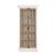Tammi 2-door Wood Veneer/Glass Tall Cabinet