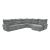 Tesoro Fabric Modular Reclining Sectional